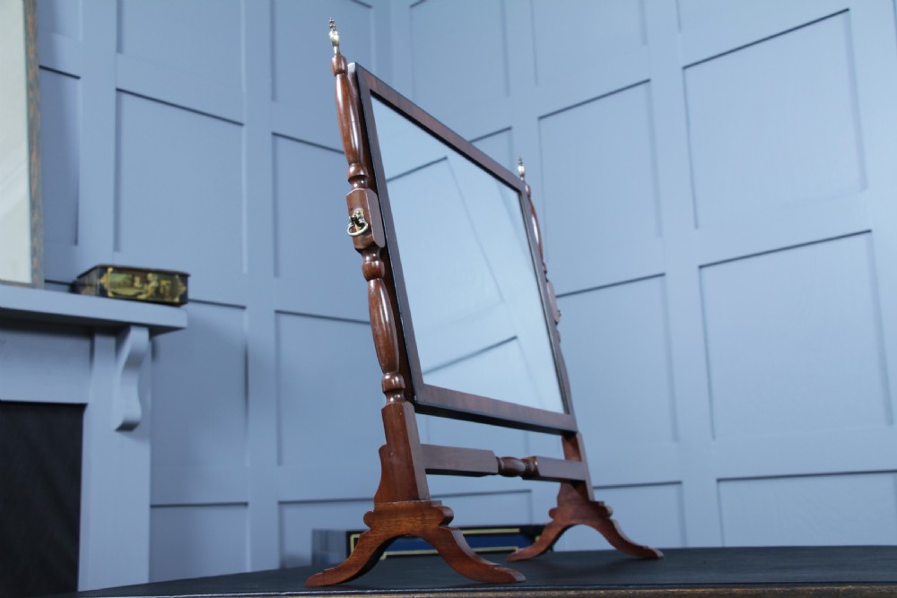 Antique Edwardian Mahogany Dressing Table Toilet Swing Mirror C1900 View V