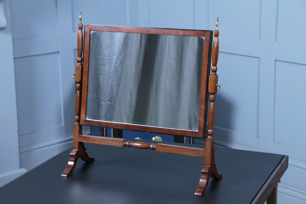 Antique Edwardian Mahogany Dressing Table Toilet Swing Mirror C1900 View VII