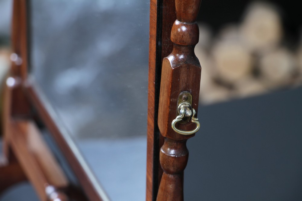 Antique Edwardian Mahogany Dressing Table Toilet Swing Mirror C1900 View XVII
