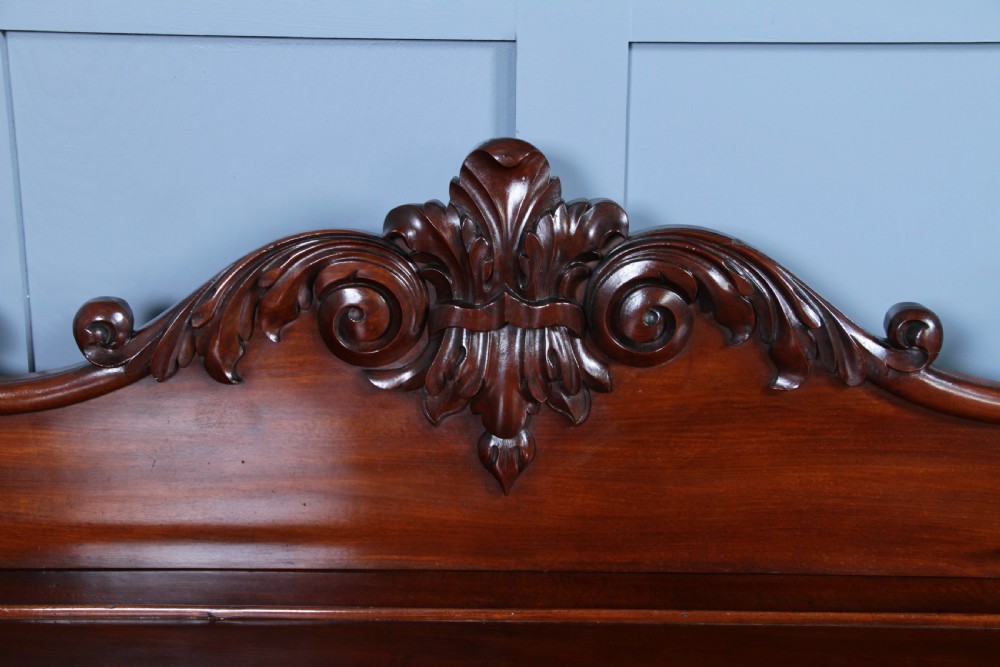 Original Antique Early Victorian Grand Flame Grain Mahogany Breakfront Chiffonier Sideboard C1850 View XI
