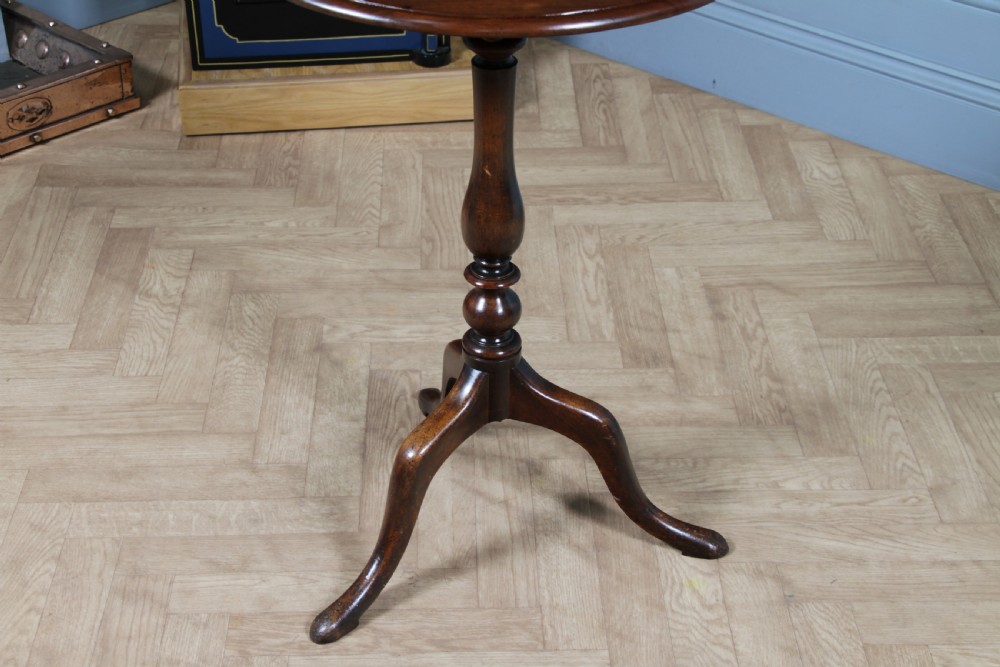 Original Antique Victorian Mahogany Tilt Top Tripod Wine Table C1850 View X