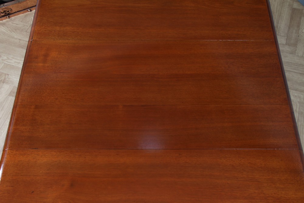 Antique Late Victorian Edwardian Solid Walnut Wind Out 1 Leaf Dining Table C1890 View XXI