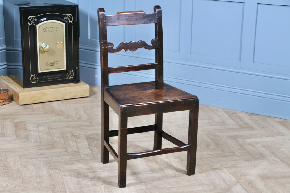 Original Antique 18th Century Georgian Welsh Country Made Provincial Chair