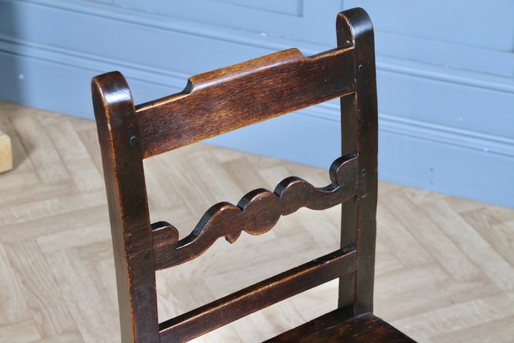 Original Antique 18th Century Georgian Welsh Country Made Provincial Chair View IV