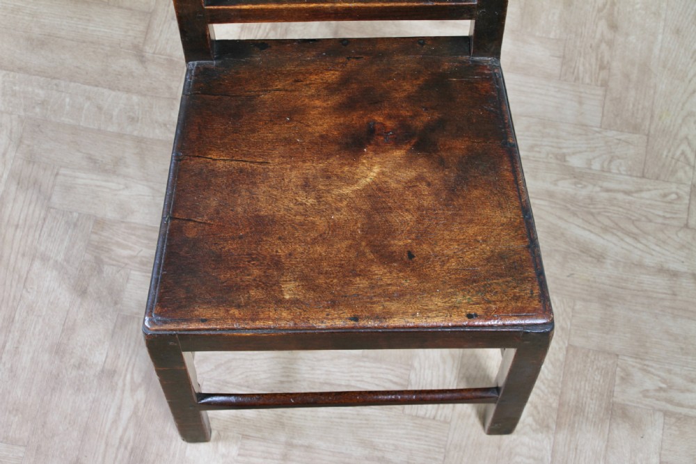 Original Antique 18th Century Georgian Welsh Country Made Provincial Chair View VI