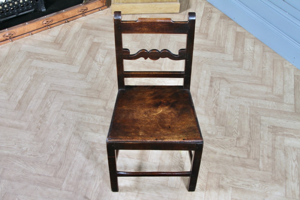 Original Antique 18th Century Georgian Welsh Country Made Provincial Chair View VIII