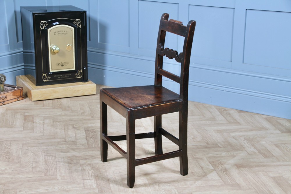 Original Antique 18th Century Georgian Welsh Country Made Provincial Chair View X