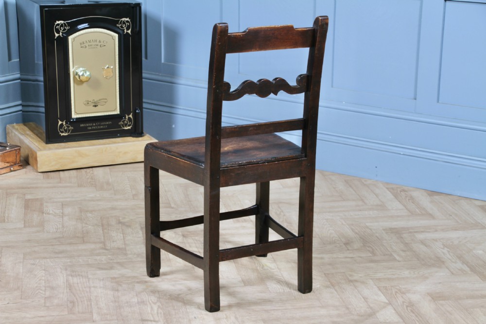 Original Antique 18th Century Georgian Welsh Country Made Provincial Chair View XIII