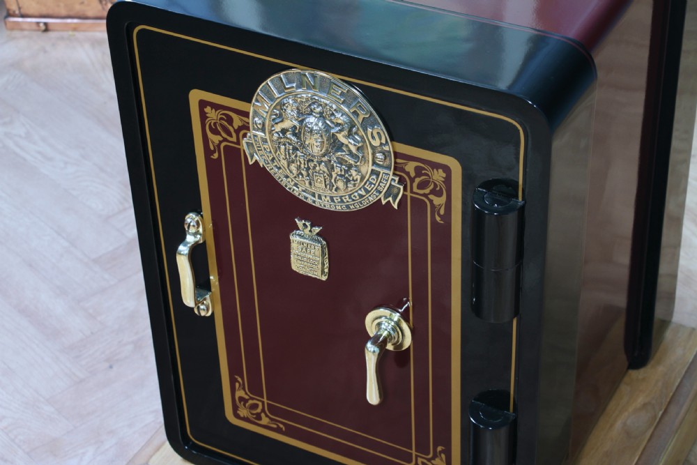 Antique Original Victorian 'MILNERS' Vintage Fully Restored Luxury Secure Safe View XVII