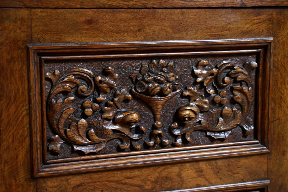 Pair of Antique Edwardian Art Nouveau Oak Bedside Cupboards  View XVI