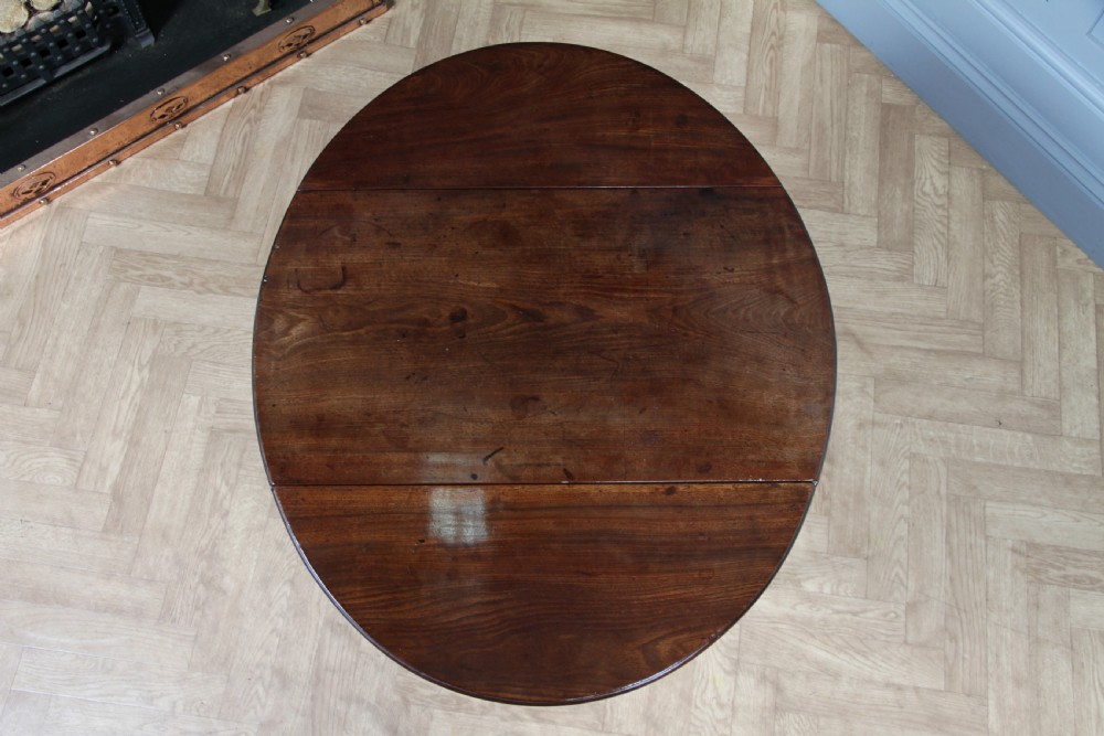 Georgian Solid Mahogany Small Drop Leaf Pembroke Occasional Table With Drawer View XIII
