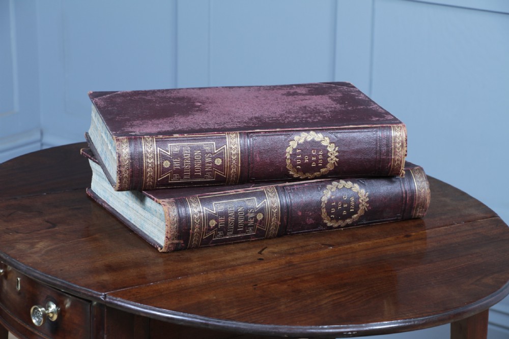 Large Antique Victorian Book 'The Illustrated London News 1898 July - Dec' Books View XII