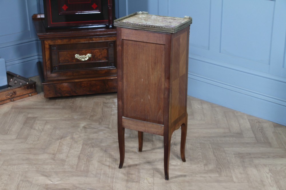 Small Antique French Louis XVI Inlaid Kingwood 6 Drawer Chest Lingerie Semanier View XX