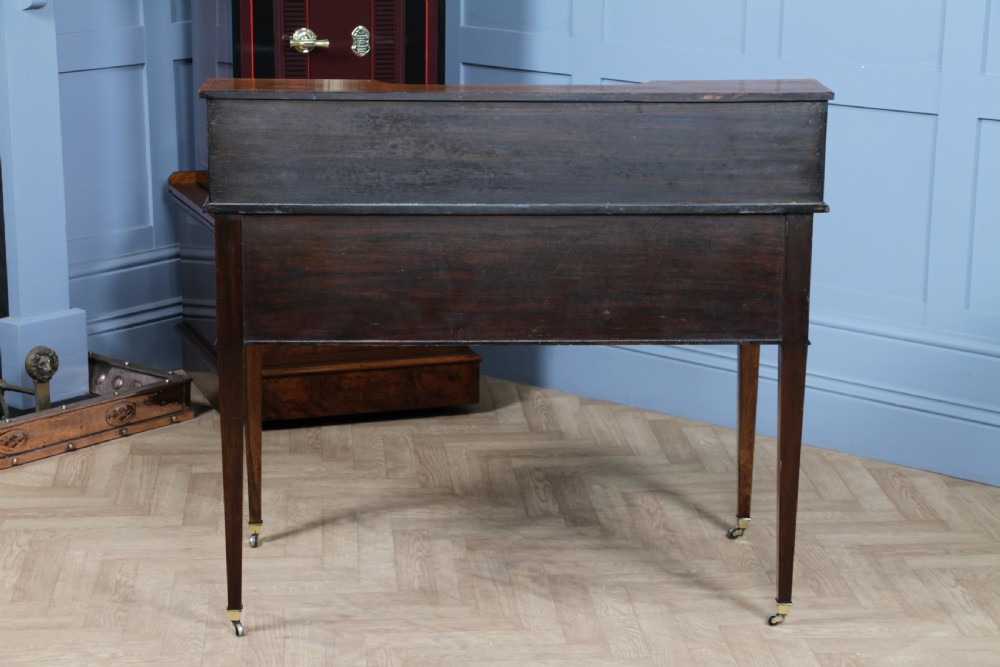 Edwardian Rosewood Inlaid Satinwood Marquetry Ladies Writing Desk View XXIII