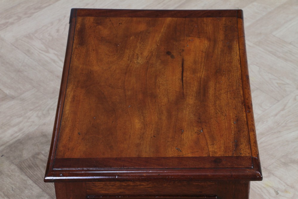 Victorian Mahogany Coal Purdonium Chest Box Log Store Small Coffee Table 1880 View VIII