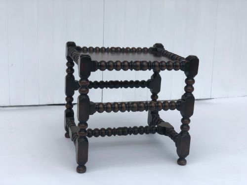 Unusual Bobbin Turned Small Victorian Coffee Table