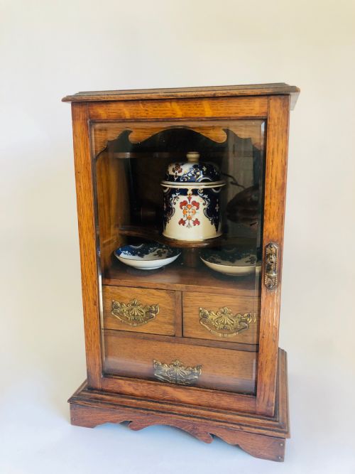 Unusual Oak Smokers Cabinet