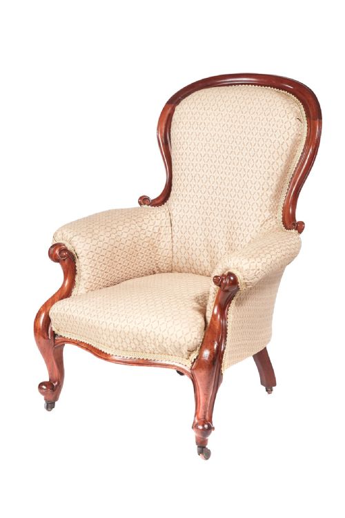 Quality Victorian Mahogany Armchair