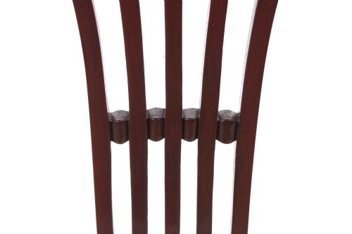 QUALITY SET OF FOUR ANTIQUE MAHOGANY CARVED DINING CHAIRS - ADDITIONAL PHOTO 4