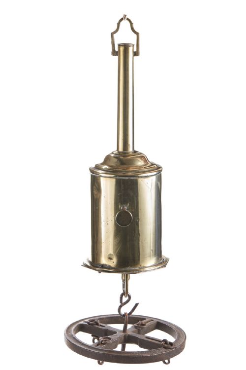 Antique Brass Salters Clockwork Roasting Jack