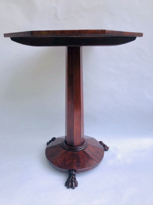 William IV Mahogany Lamp Table