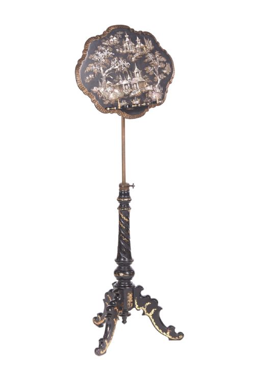 Outstanding Quality Lacquered Inlaid Mother of Pearl Music / Reading Stand