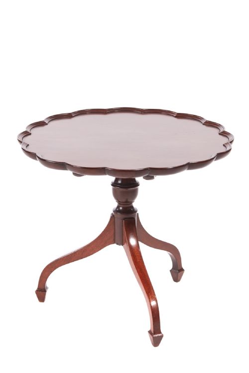 George III Mahogany Wine/lamp Table