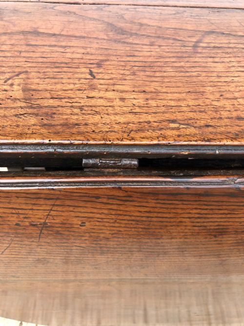 fig 2. Outstanding Large Antique 17th Century Oak Gate Leg Dining Table