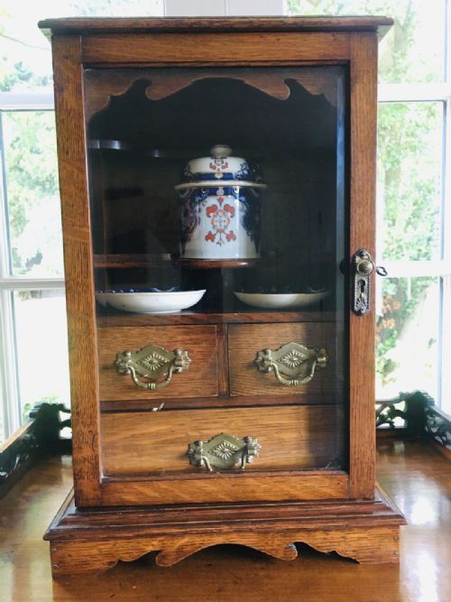 Unusual Oak Smokers Cabinet