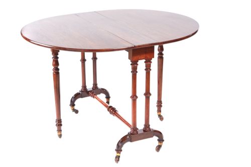 Antique Victorian Walnut Sutherland Table