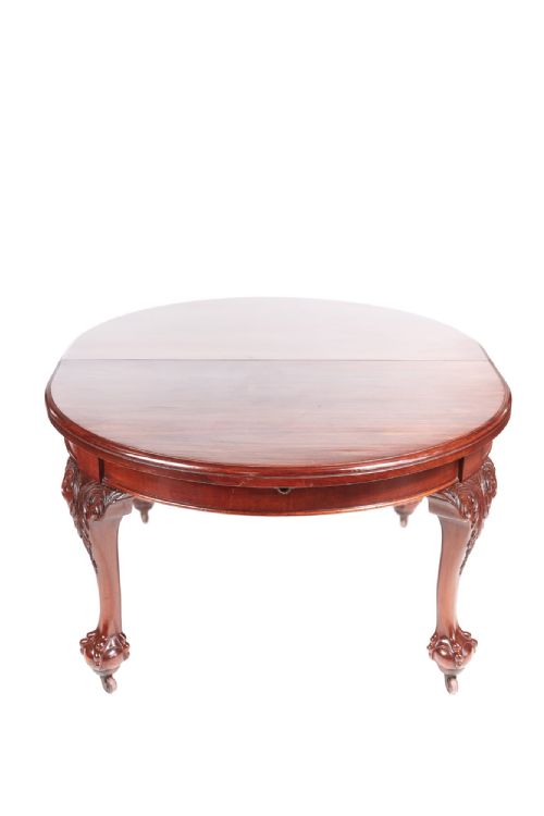 fig 1. Quality Victorian Mahogany Extending Dining Table