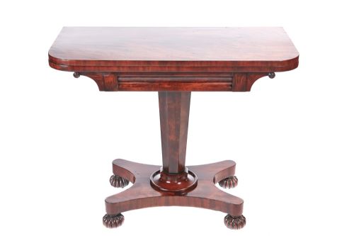 Quality Victorian Mahogany Card Table