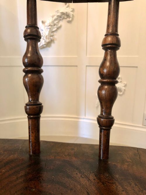 ANTIQUE OAK DESK CHAIR - ADDITIONAL PHOTO 7