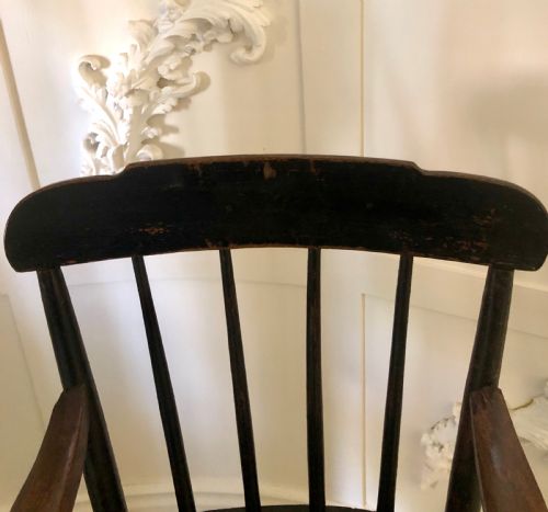 UNUSUAL ANTIQUE BABY'S HIGH CHAIR - ADDITIONAL PHOTO 5