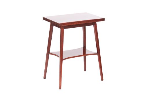 Small Antique Inlaid Mahogany Card / Lamp Table