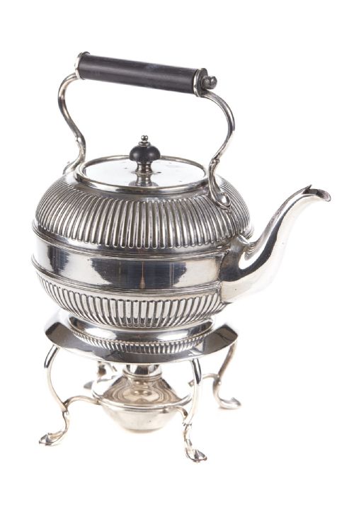 Antique Silver Plated Spirit Kettle