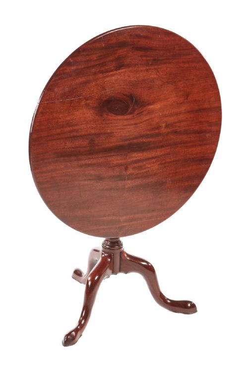 George III Mahogany Tripod Table