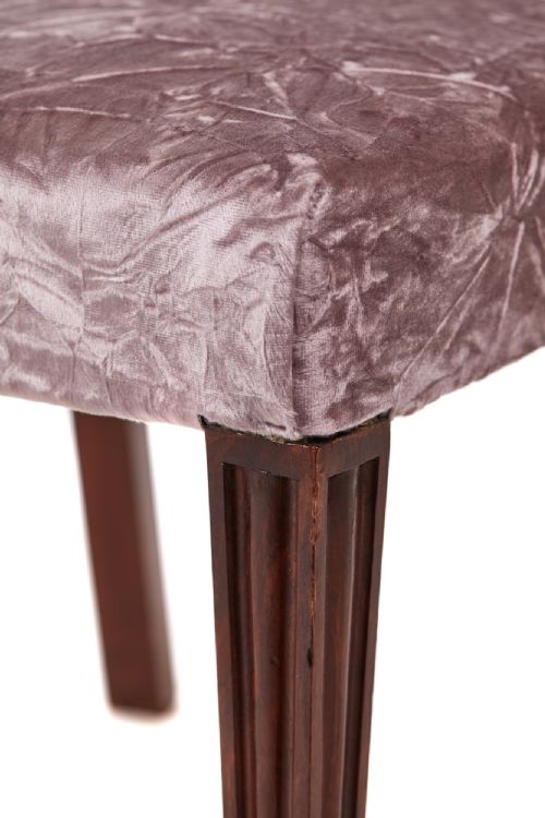 PAIR OF MAHOGANY HEPPLEWHITE STYLE SIDE CHAIRS C1890 - ADDITIONAL PHOTO 5
