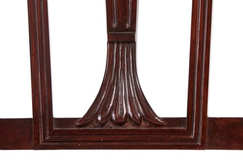 PAIR OF MAHOGANY HEPPLEWHITE STYLE SIDE CHAIRS C1890 - ADDITIONAL PHOTO 7