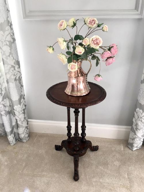 ANTIQUE ARTS AND CRAFTS COPPER AND BRASS MILK JUG - ADDITIONAL PHOTO 1