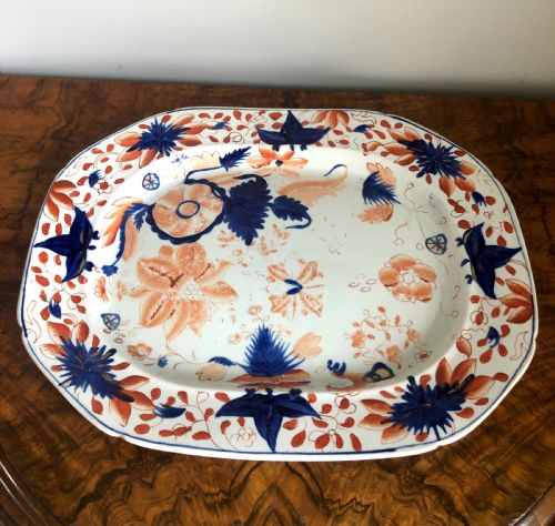 Large Mason’s Ironstone Antique Meat Plate/platter