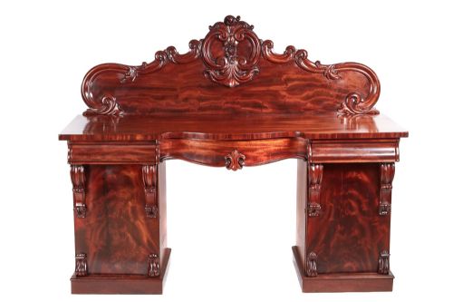 Splendid Quality Antique Victorian Carved Mahogany Sideboard