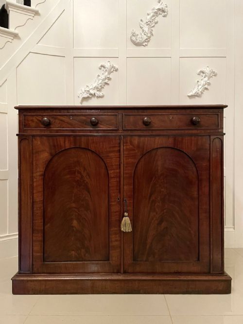 Antique Victorian Mahogany Side Cabinet