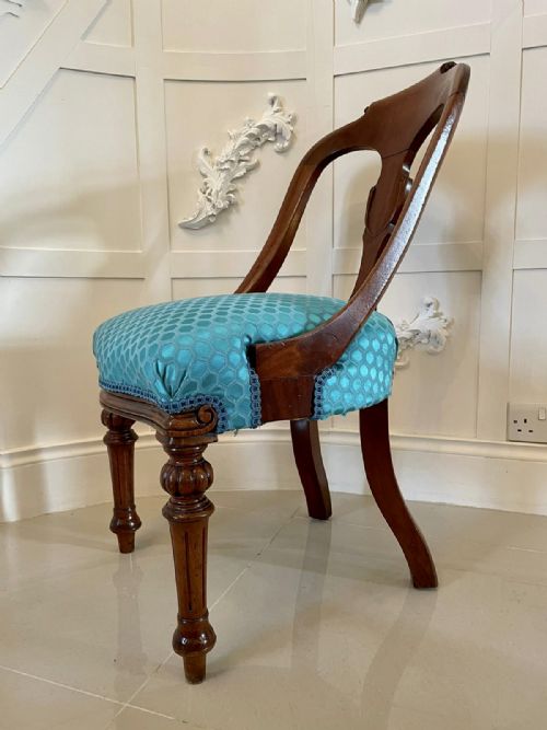 fig 1. Quality Victorian Mahogany Carved Nursing/Dressing Table Chair