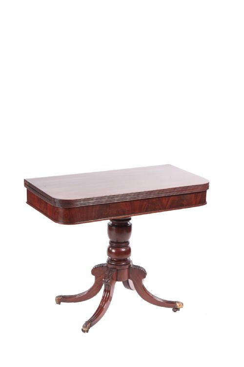 Quality Antique Regency Mahogany Tea / Side Table
