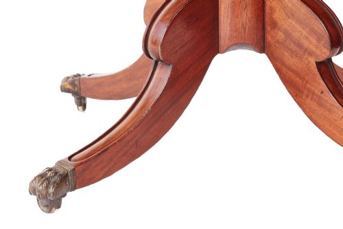 ANTIQUE REGENCY MAHOGANY TILTTOP CENTRE DINING TABLE - ADDITIONAL PHOTO 7