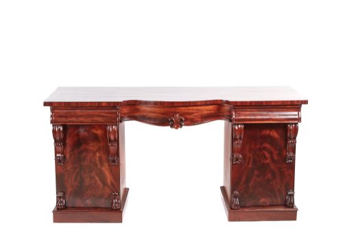 Splendid Quality Antique Victorian Carved Mahogany Sideboard