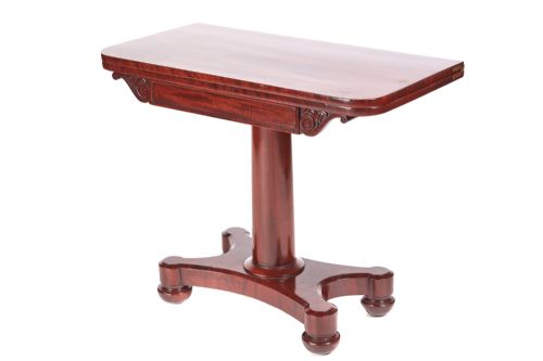 Quality Victorian Mahogany Card Table