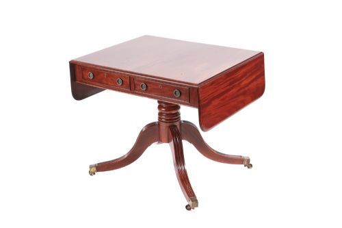 Quality Antique Regency Mahogany Sofa Table