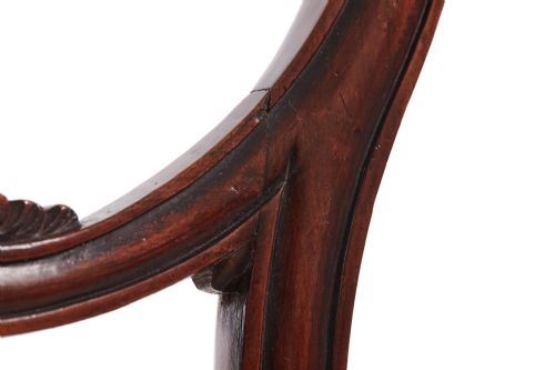 fig 1. Pair of Victorian Walnut Bedroom/Side Chairs